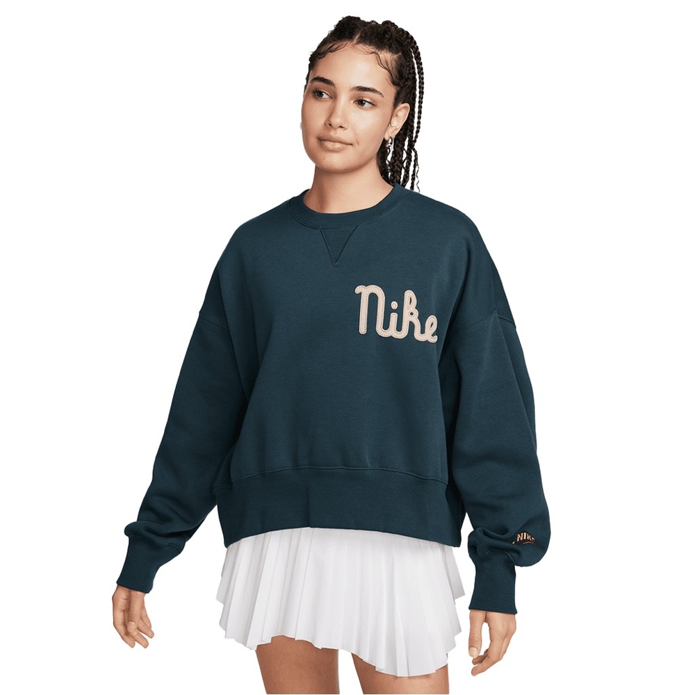 Nike Women's Dark Teal Sweatshirt Vintage